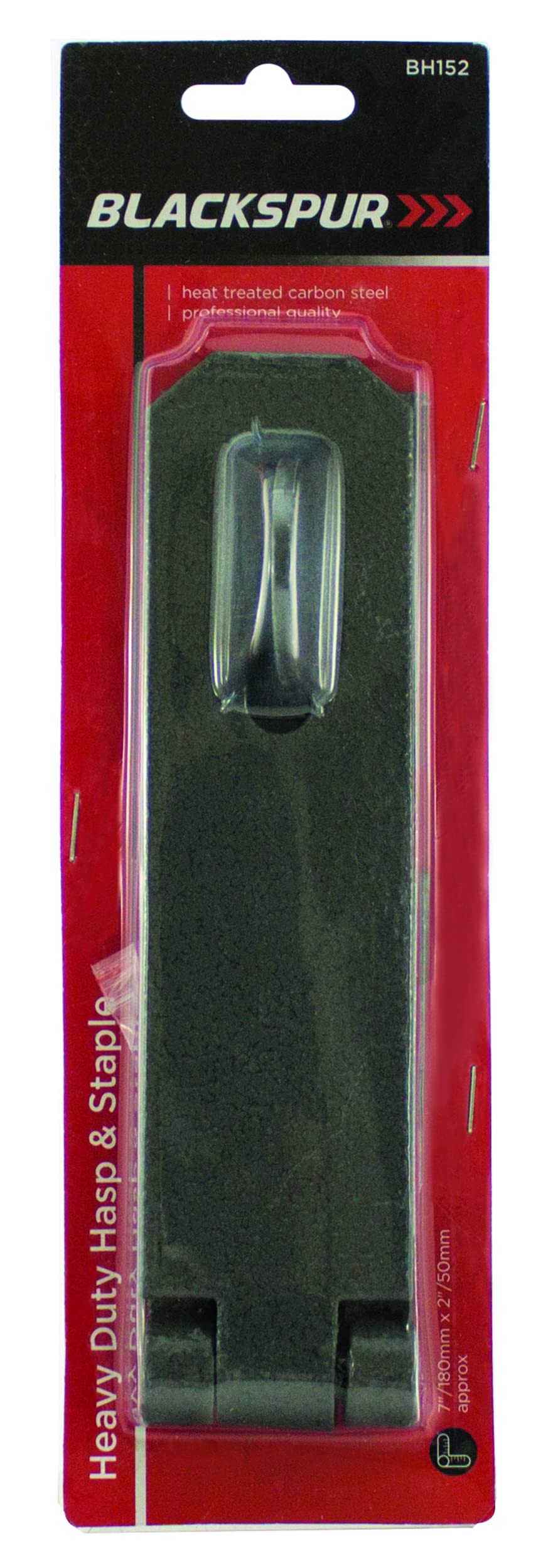 Blackspur BB-BH152 7" X 2" HEAVY DUTY SAFETY HASP AND STAPLE