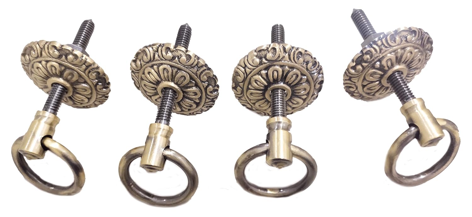Techlife's Rajwadi Brass Antique Finish Garden Zula/jhula/Jhoola Hook