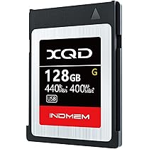 INDMEM 128GB XQD Memory Card Premium High Speed G Series (Read