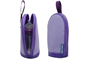 JOFOL BABE Bottle Bag - Breastmilk Cooler, Insulated Baby Bottle Bag for Daycare (Standard, Purple)