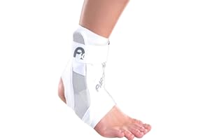 Aircast A60 Ankle Support Brace, Right Foot, White, Medium
