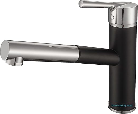 Havin B107 Black Kuchenarmatur Wasserhahn Ausziehbar