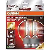 OSRAM Xenarc Night Breaker 220, D4S, +220% More Brightness, Xenon Headlight Bulb, 66440XN2-2HB, Folding Box (2 Lamps)