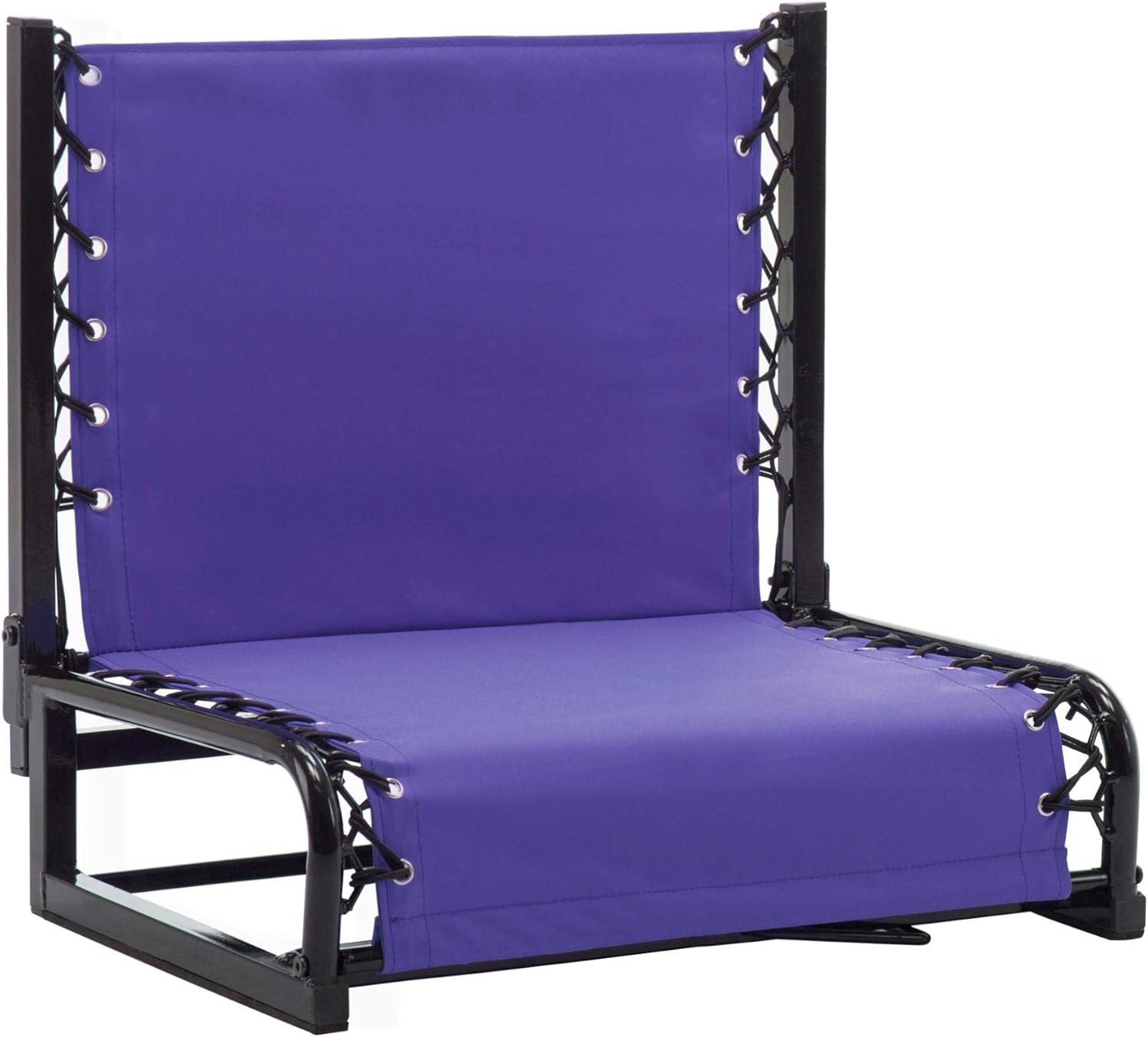 Naomi Home Zero Gravity Bench Riders Portable Stadium Seat Back Support Purple/Grande