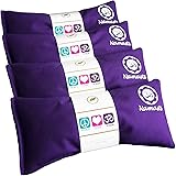 Happy Wraps Namaste Lavender Yoga Eye Pillows - Hot Cold Aromatherapy for Stress, Meditation, Spa, Relaxation Gifts - Set of 