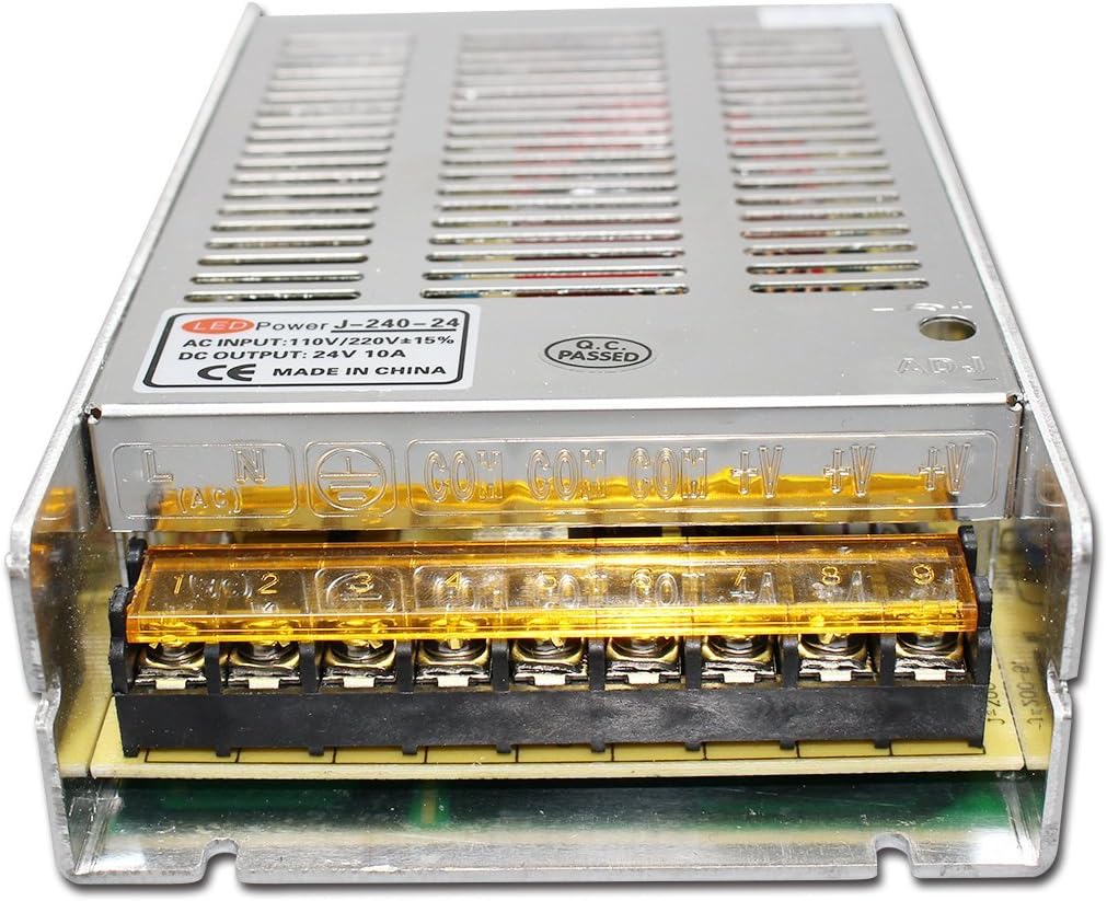 110V/220V AC to DC 24V 10A 240W Led Switch Power Supply Driver