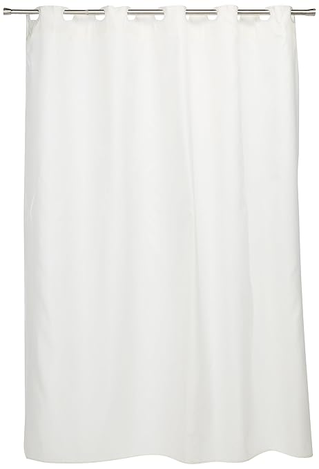 Carnation Scpre Mor 08 Pre Hooked Moire Fabric Shower Curtain In