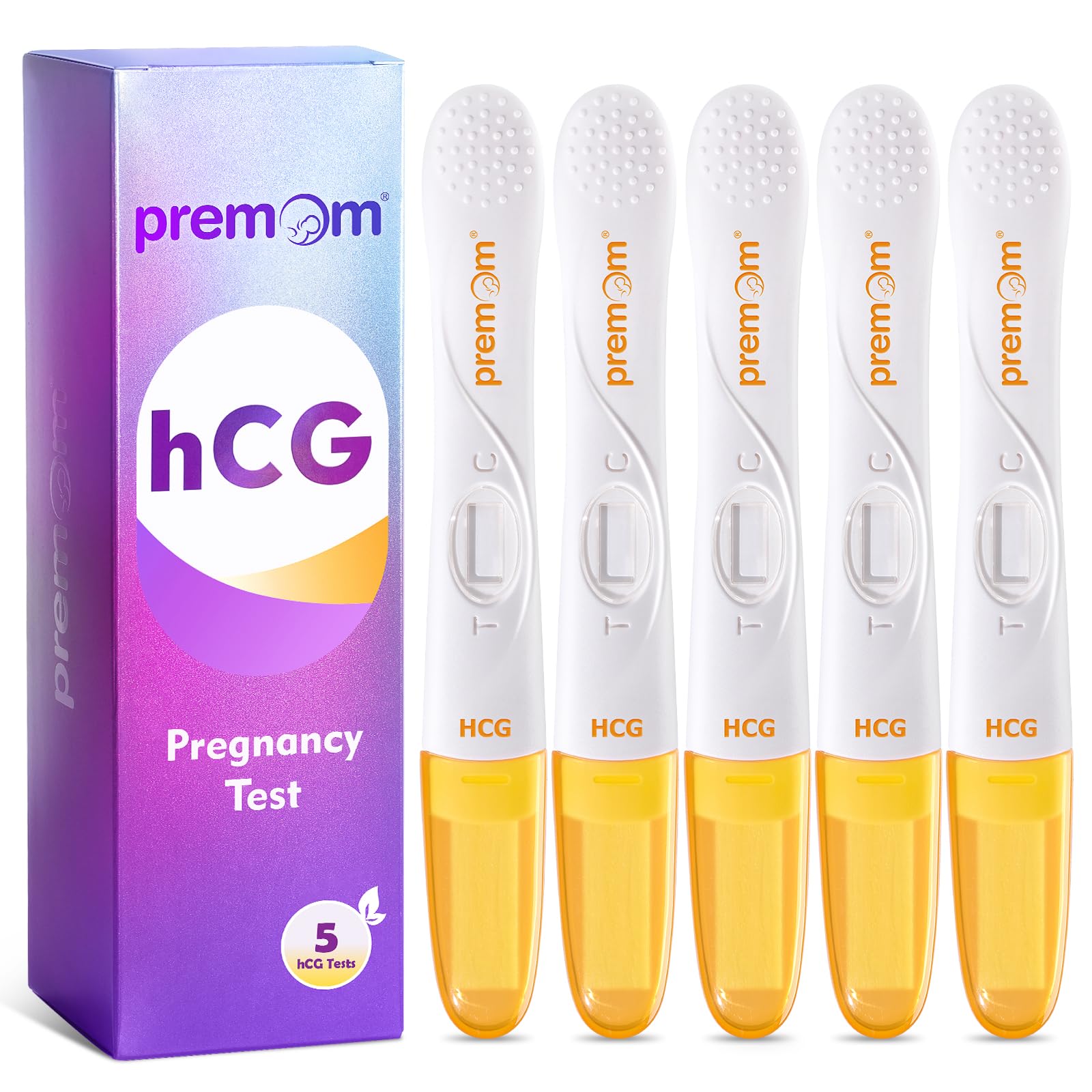 Photo 1 of Premom Pregnancy Test Midstream: Early HCG Detection Sticks - 5 Pack Pregnant Test Kit exp- 08/31/2025
