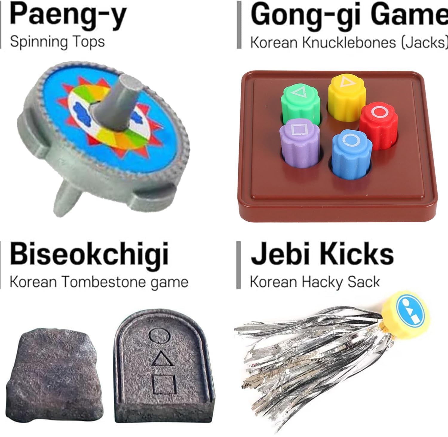 Korean Traditional GamesGonggi Korean Games Traditional Games Capture Toys, Multiplayer Interactive Game Family Game Set