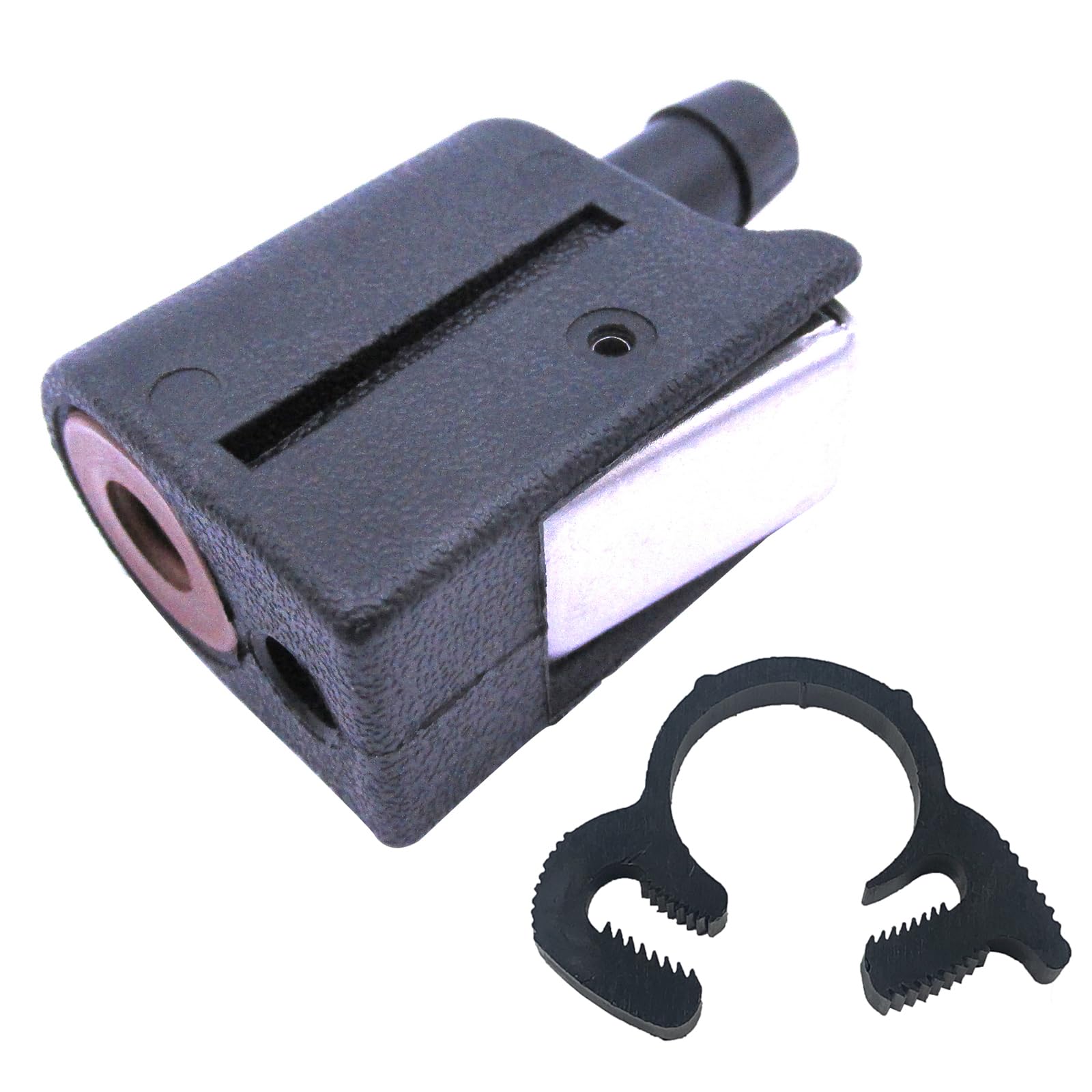 Photo 1 of Outboard Fuel Line Connector Fittings 394-70250-0 3GR-70250-0 394702500M 3GR702500M 99998L1288M 18-80410 for Nissan for Tohatsu 4-30HP/ 5040238 for Evinrude Johnson OMC, 5/16in 8mm, Female Engine Side
