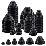 Glarks 26Pcs 6 Sizes Rubber Grommets Assortment