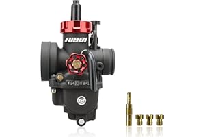NIBBI PE 24mm Carburetor with 3 Main Jet and 1 Slow Jet Superior Performance Quick Start Fuel Efficiency…