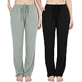 BAMBOO COOL Women Pajama Pants Casual Pj Pants with Pockets Comfy Lounge Sleep Bottoms Workout Yoga Sweatpants