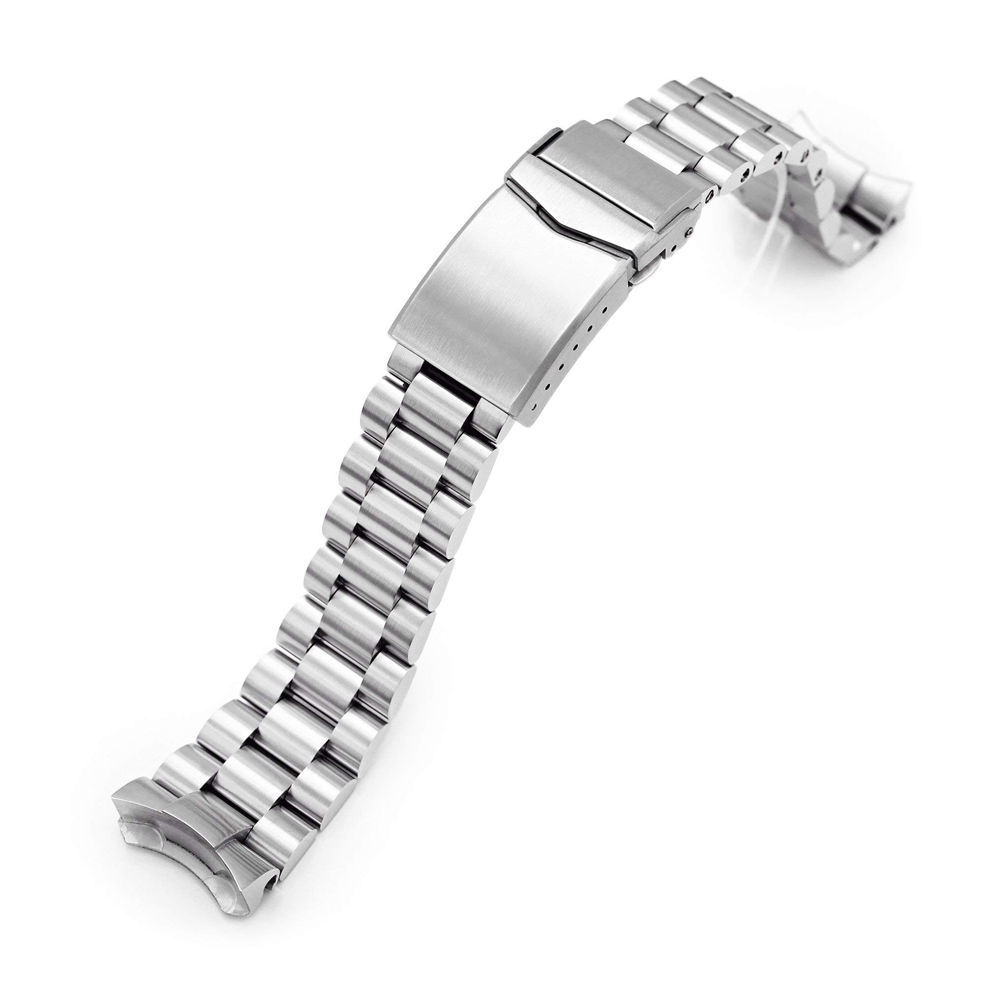 22mm Endmill Metal Watch Band Compatible with Seiko 5 5KX SRPD51 SRPD71 SRPE83