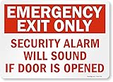 SmartSign-S-1506-EU "Emergency Exit Only - Security