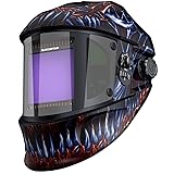 ARCCAPTAIN Auto Darkening Welding Helmet with Side