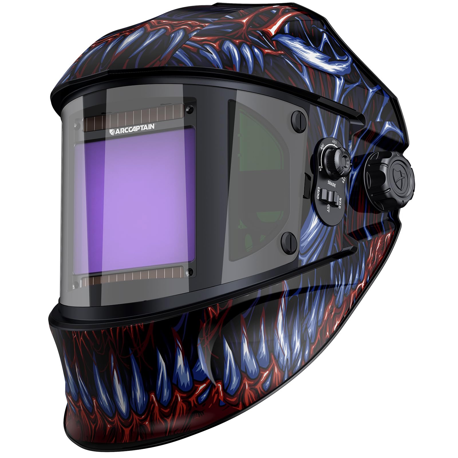 ARCCAPTAIN Auto Darkening Welding Helmet with Side