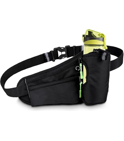 Ceinture De Course Respirante En Tricot - Multi-fonction, Ajustement M (83-100 Cm), Noir, Pour Jogging, Running Et Sport