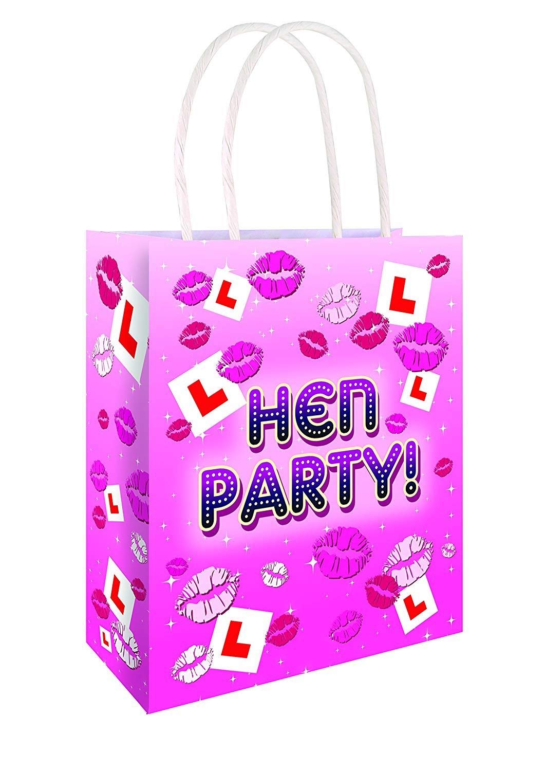 Hen Party L Plate Paper Bag With Handles