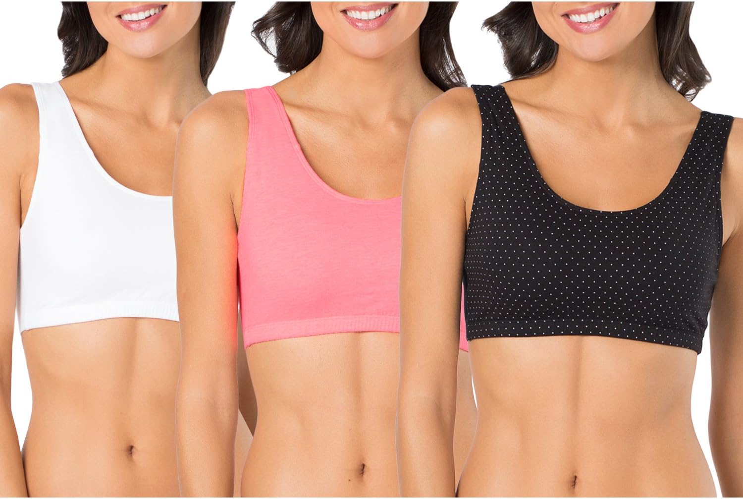 Fruit of the LoomWomen's Built Up Tank Style Sports Bra Fashion Colors