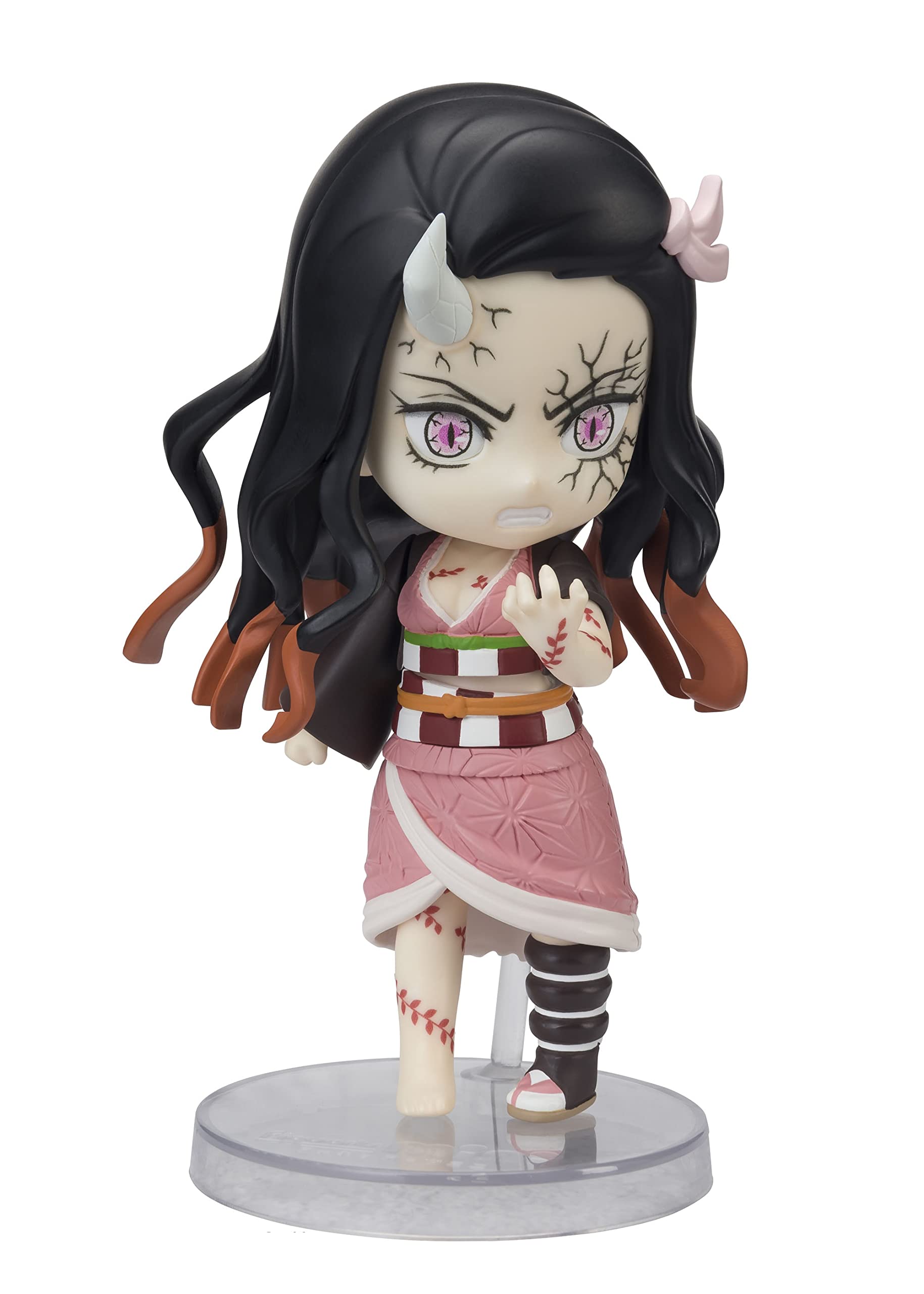 Tamashii Nations - Demon Slayer: Kimetsu no Yaiba - Nezuko Kamado -Demon Form Advancing Ver., Bandai Spirits Figuarts Mini Action Figure