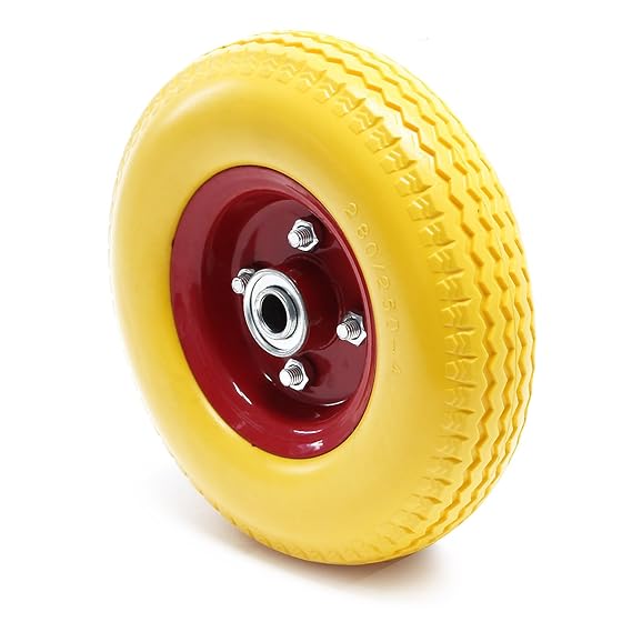 Schubkarren PU-Rad 2.80/2.50-4 aus Vollgummi pannensicher