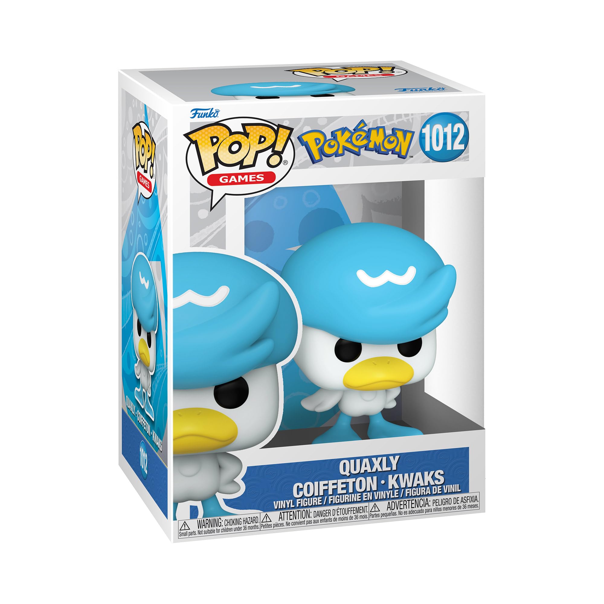 Funko POP! Games: Pokemon - Quaxly - Collectable Vinyl Figure - Gift Idea - Official Merchandise - Toys for Kids & Adults - Video Games Fans - Model Figure for Collectors and Display