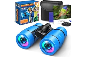 Boy Toys Age 3-6,TopDollo Binocular for Kids Compact Shockproof Binoculars Pretend Play Toy Educational Learning Hunting Hiki
