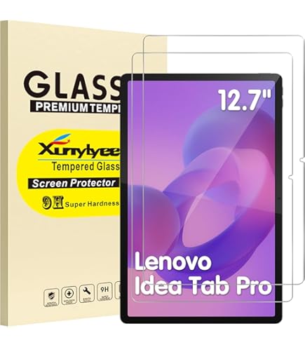 Protector De Pantalla Para Lenovo Tab P12 12.7" | Cristal Templado 2 Unidades Antihuellas