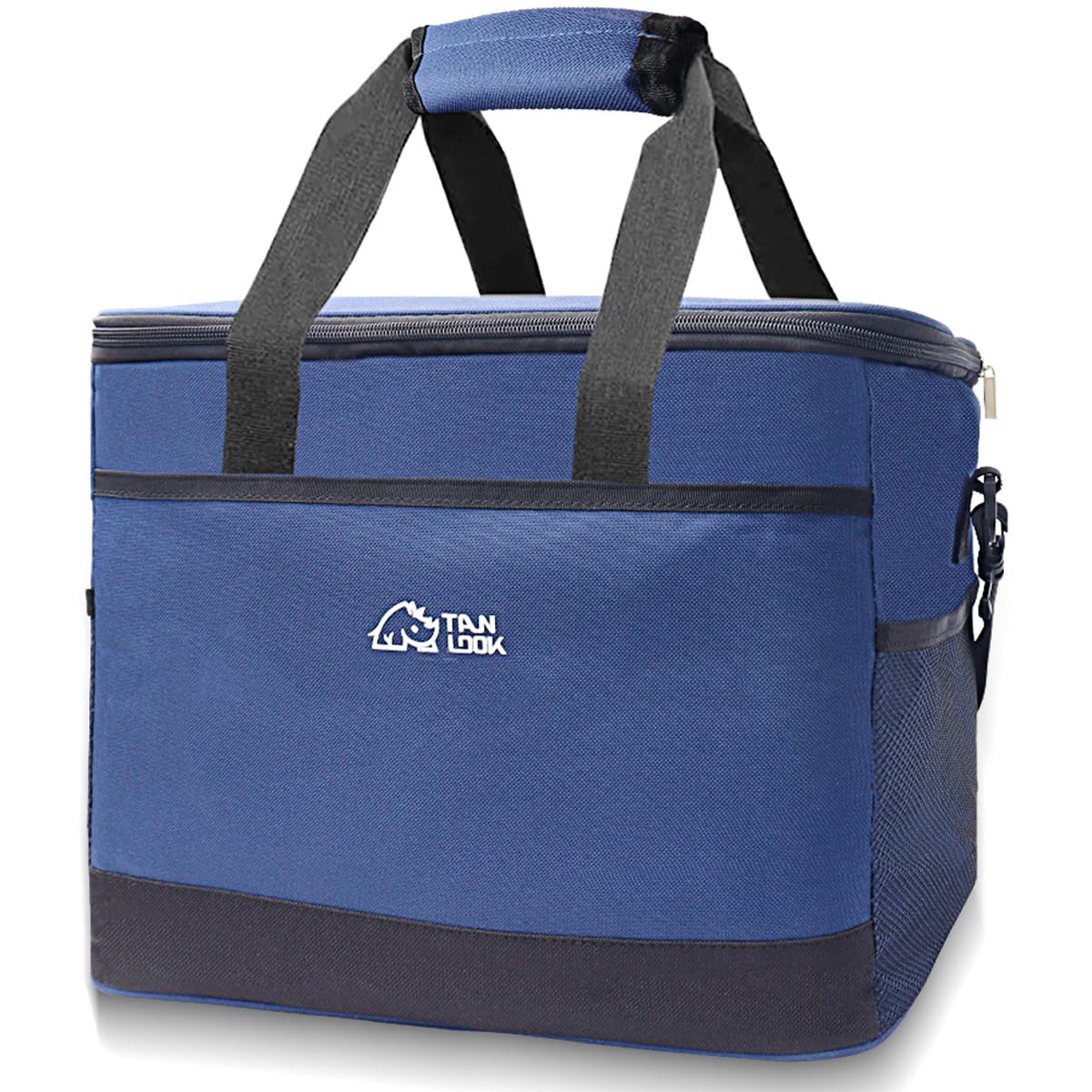 Everpwr Cooler Bag 30L, Large Insulated Picnic Bag Lunch Bag, Waterproof Soft-Sided Cool Bags for Camping/BBQ/Beach/Family Travelling & Outdoor Activities (Dark Blue)