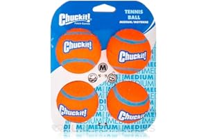Chuckit! Tennis Balls, Medium, 4 Balls