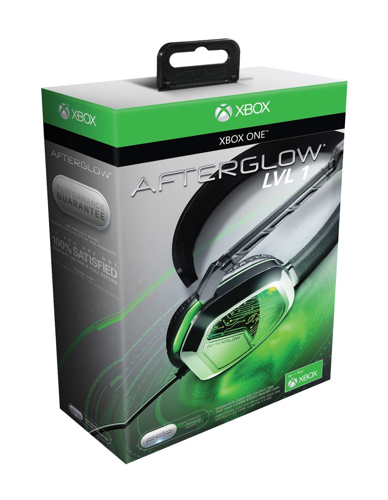 PDP Gaming LVL1 Wired Chat Headset With Noise Cancelling Microphone: Black - Xbox One
