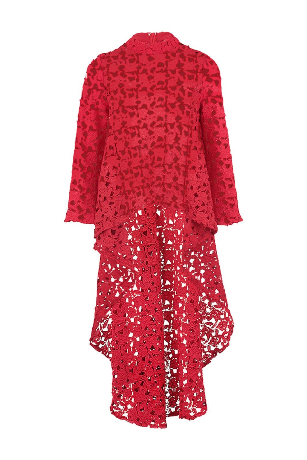 Stella Morgan Lace Dip Back Crochet Long Sleeve Curve Hem | Desertcart  Bahamas