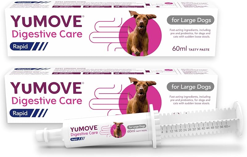 YuMOVE Digestive Care Rapid Dog Pre Probiotic Paste 2 x 60ml Large Dogs