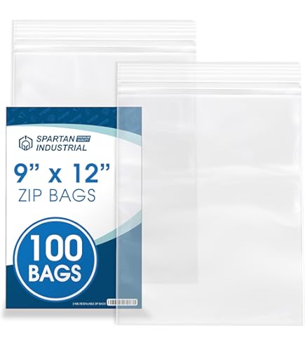 SHORE SPARTAN 2本 Amazon.com: Spartan Industrial - 8” X 8” (1000 Count) 2 Mil Clear
