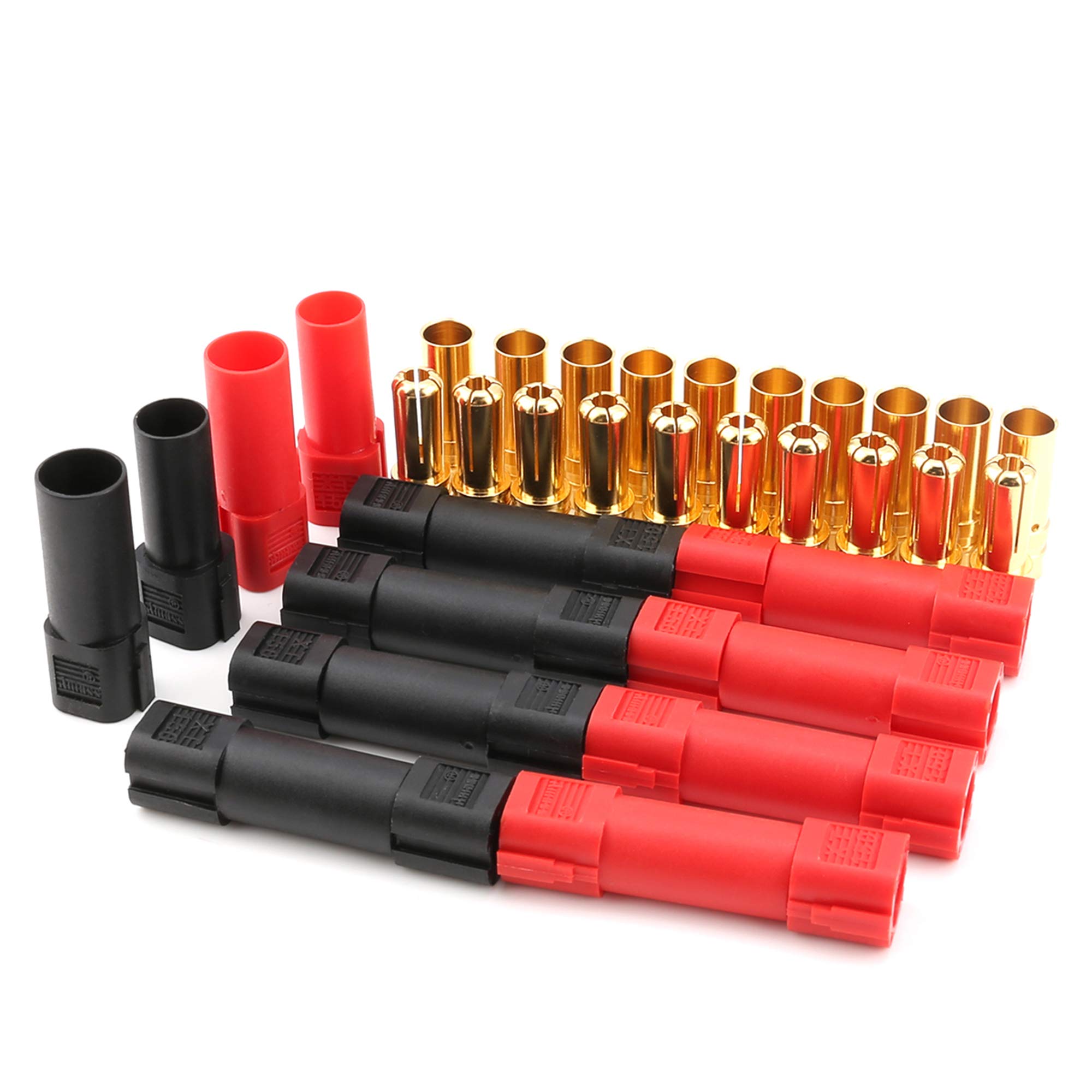 Photo 1 of 10pairs Amass XT150 6mm Bullet Connector Adapter Plug Set Male Female 130 High Rated Amps for RC LiPo Battery … … …