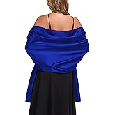 TONGFANTFL Shawls and Wraps for Evening Dresses Satin Women Long Scarf Wedding Guest Shawl