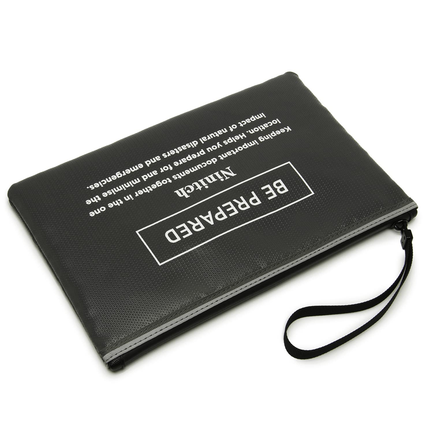 Cesicia Fireproof Money Bag With Lock, Cash Bag Bank Bag For Cash - View #2