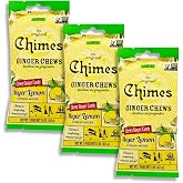 Seasonal Original Chimes Ginger Chews Meyer Lemon Chewy Candy, 1.5 Oz (Pack of 3)