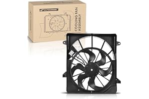 A-Premium Engine Radiator Cooling Fan Assembly Compatible with Jeep Liberty 2008 2009 2010 2011 2012, 3.5L 3.7L