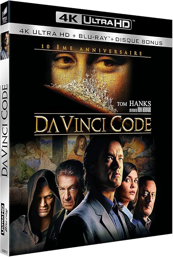 Da Vinci Code Streaming Fr Da Vinci Code 4K Ultra HD Blu-Ray Bonus-Édition 10ème Anniversaire