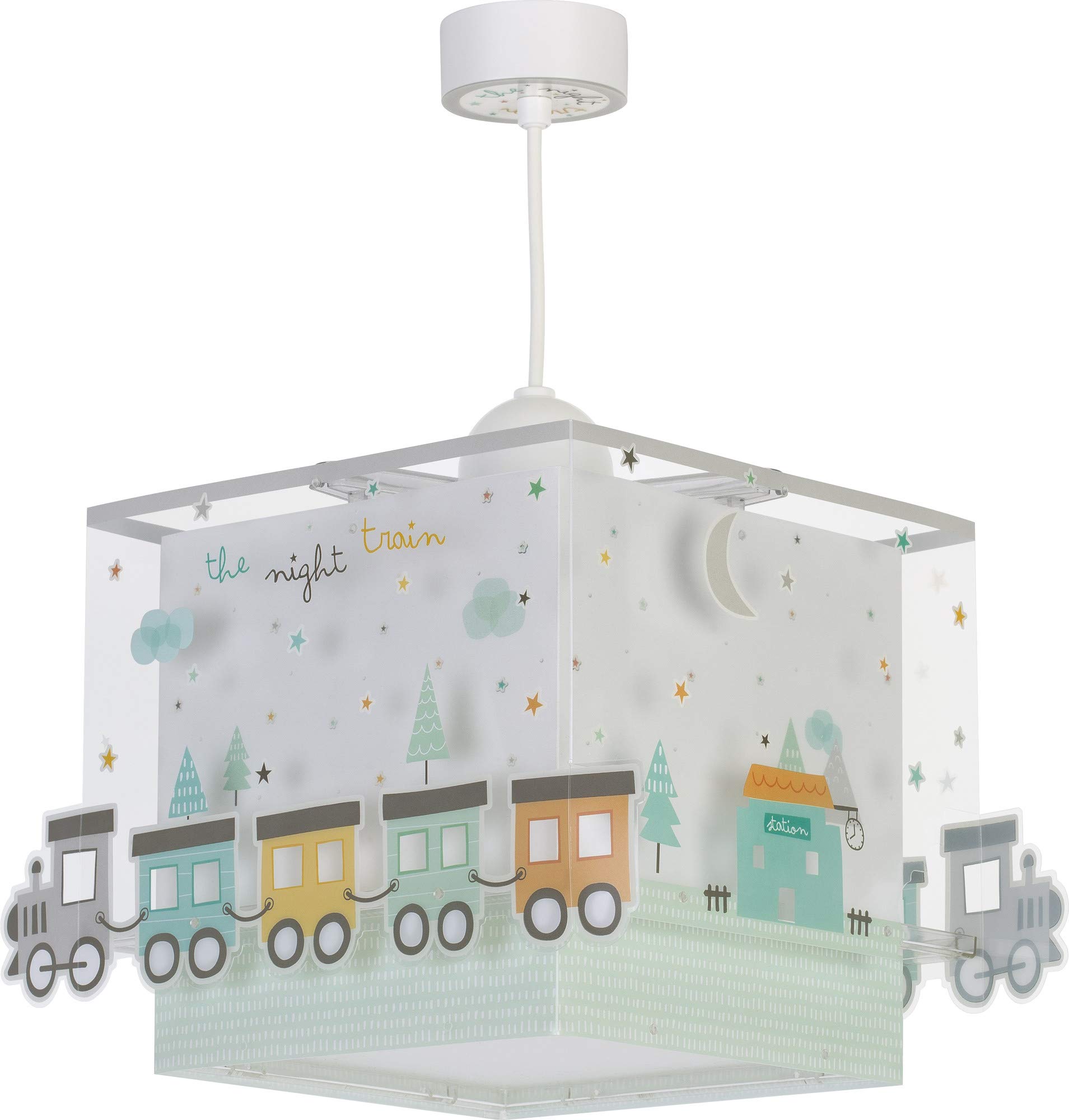 Dalber Children's Ceiling Lamp The Night Train Train, 60 W, Multicoloured