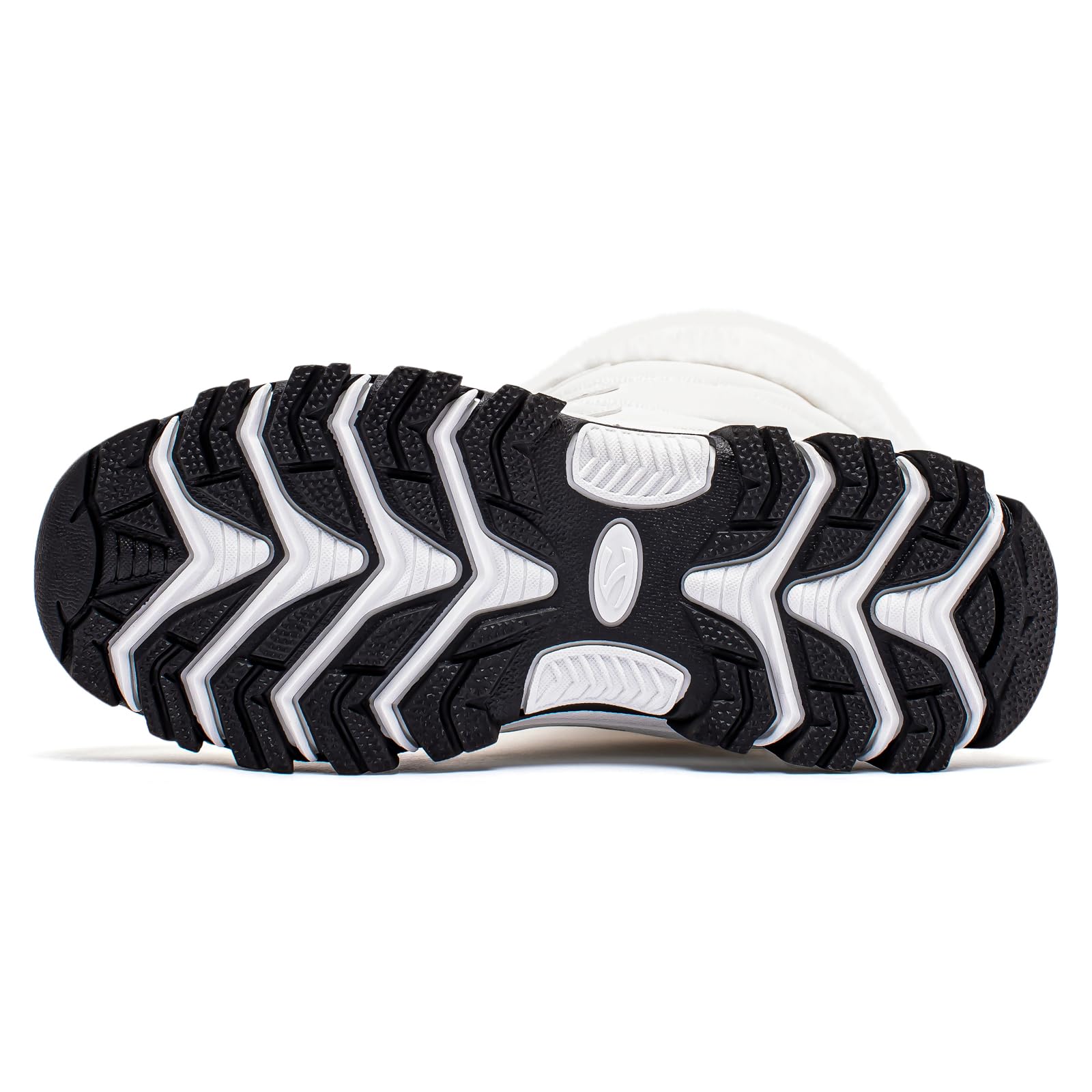 HOBIBEAR Kids Winter Snow Boots Waterproof Outdoor Warm Faux Fur Lined Shoes