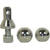 Convert-A-Ball 800B Nickel-Plated Shank with 2 Balls - 3/4"