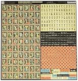 Graphic 45 Couture Alphabet Stickers