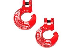 GRIPON (Pack of 2) 3/8" G80 Logging Chain Choker Hook with 3.15 Tons or 6900Lbs Working Load Limit