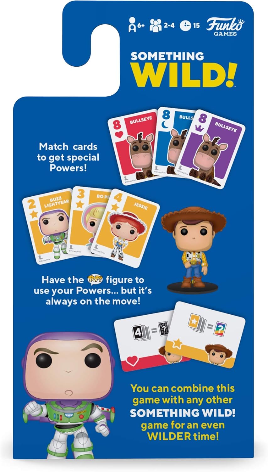 Amazon Com Funko Something Wild Disney Toy Story Woody Card Game Christmas Stocking Stuffer Toys Games