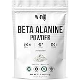 WHYZ Beta Alanine Powder 350g, Pure Beta Alanine Pre-Workout Supplement for Sustained Energy, BetaAlanine Pre Workout Powder for Men and Women, Alanine Supplement for Endurance, 467 Servings