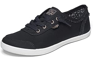 Skechers Women's Bobs B Cute Sneaker – Memory Foam, Flexible Outsole, Lightweight Vegan Shoes