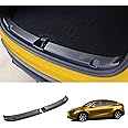 BEEGROW Rear Bumper Guard for Tesla Model Y Accessories 2025 2024 2023 2022 2021, ABS Trunk Door Sill Protector, 3D Carbon Fiber